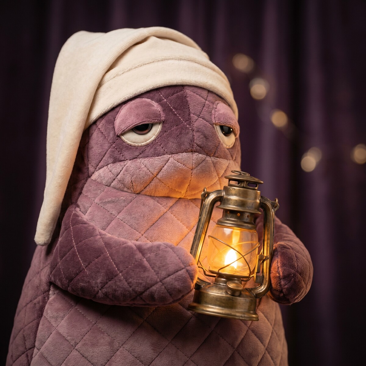 Tuck and the lantern, product still