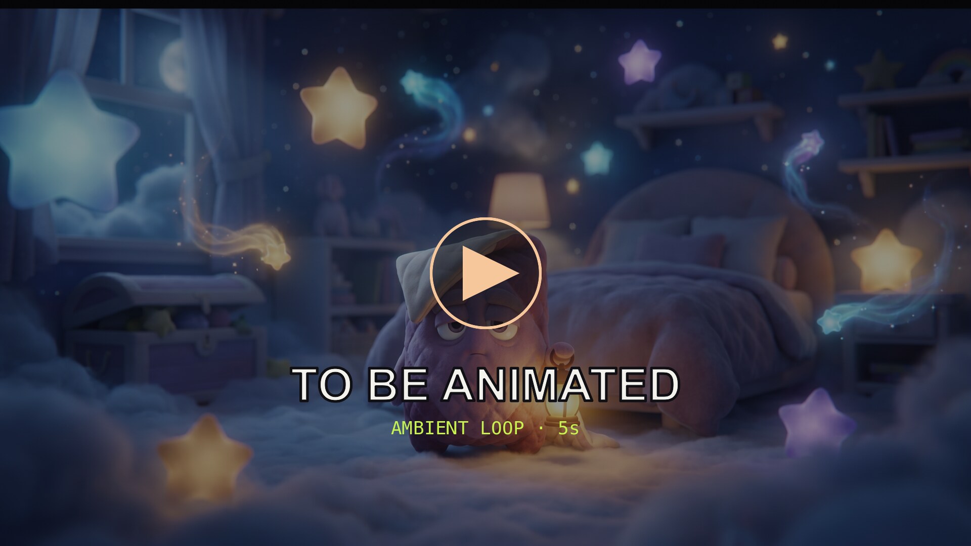 Ambient bedtime loop, seamless 5s