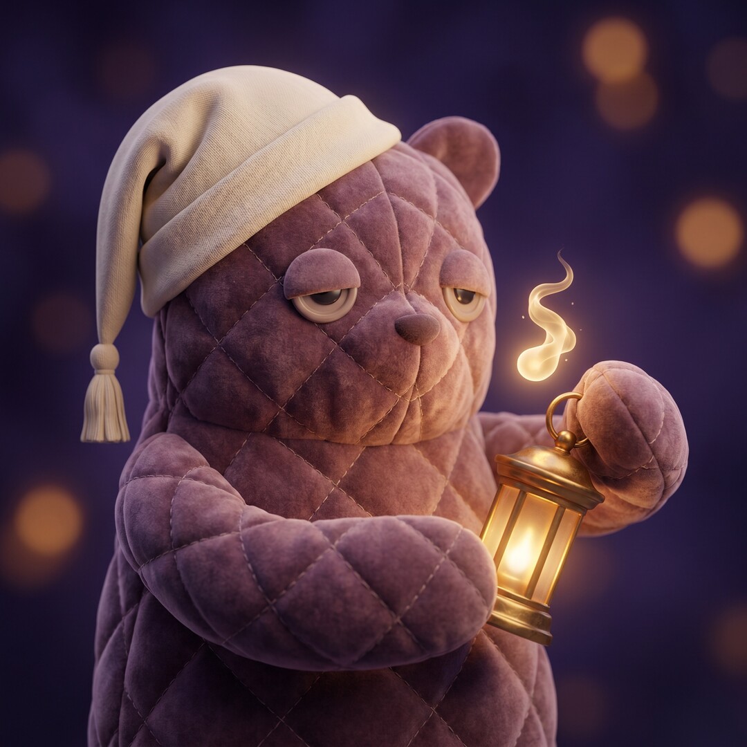 Tuck and the lantern, product still