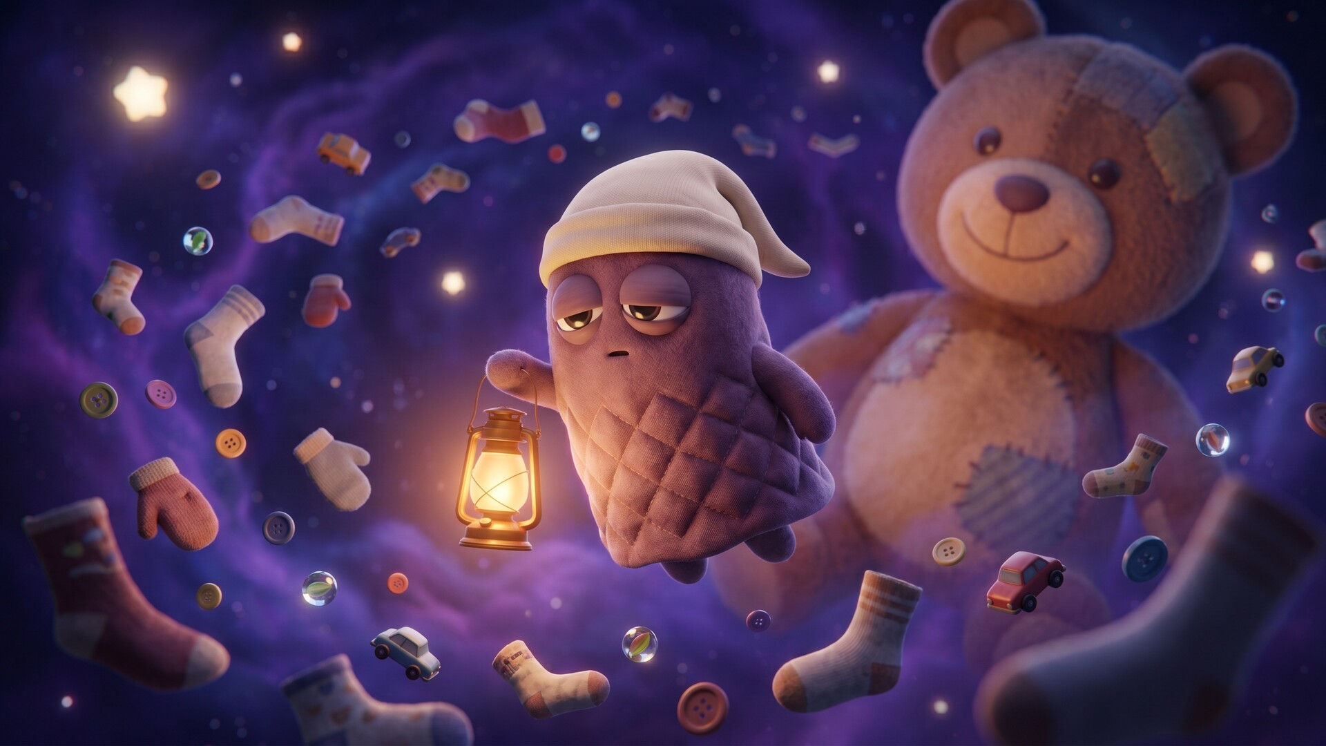 The Lost Sock Galaxy, environment still