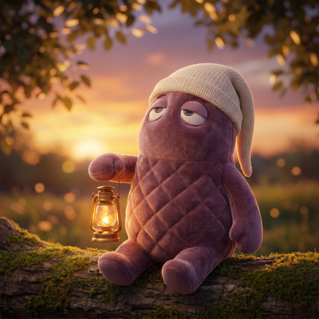 Tuck and the lantern, product still