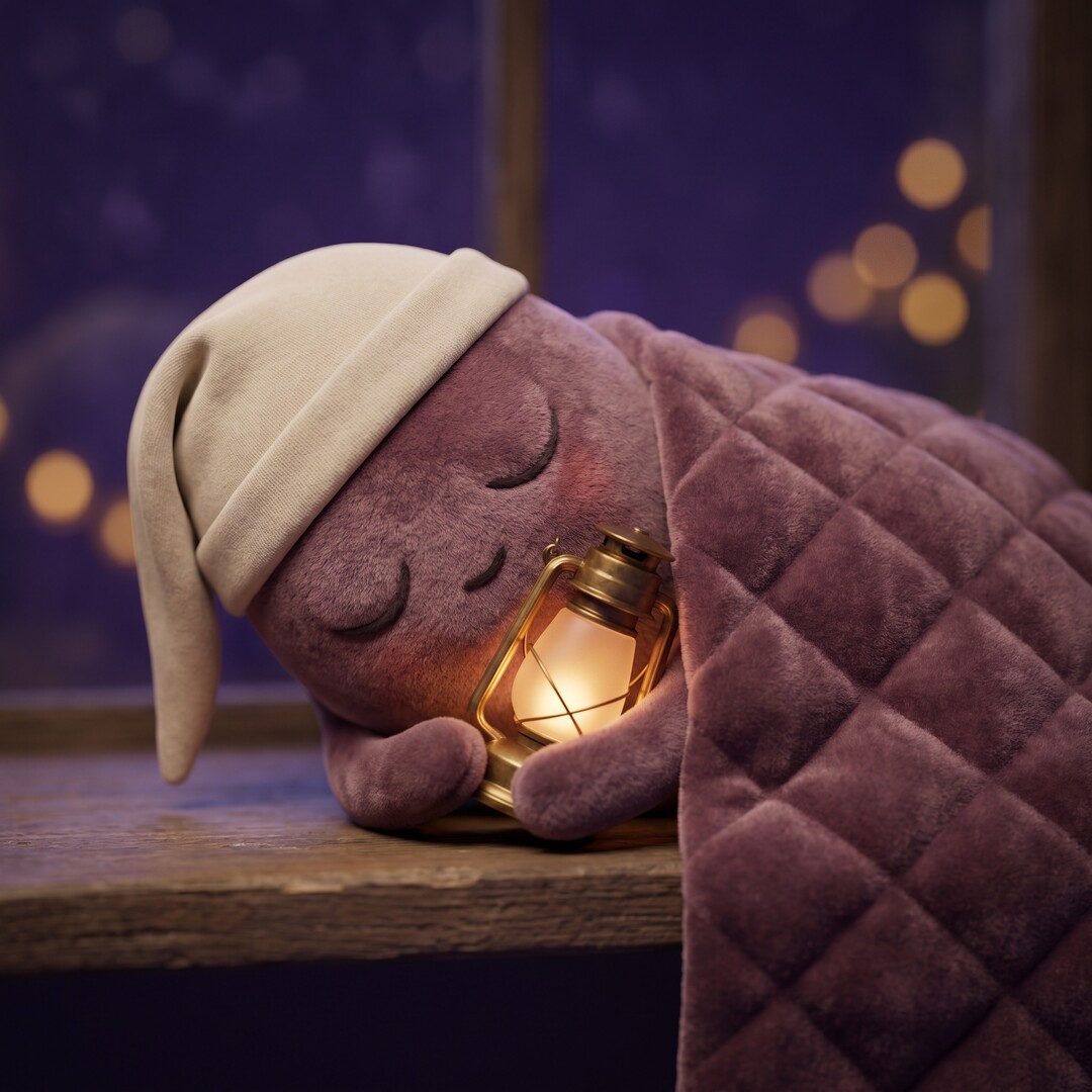 Tuck and the lantern, product still