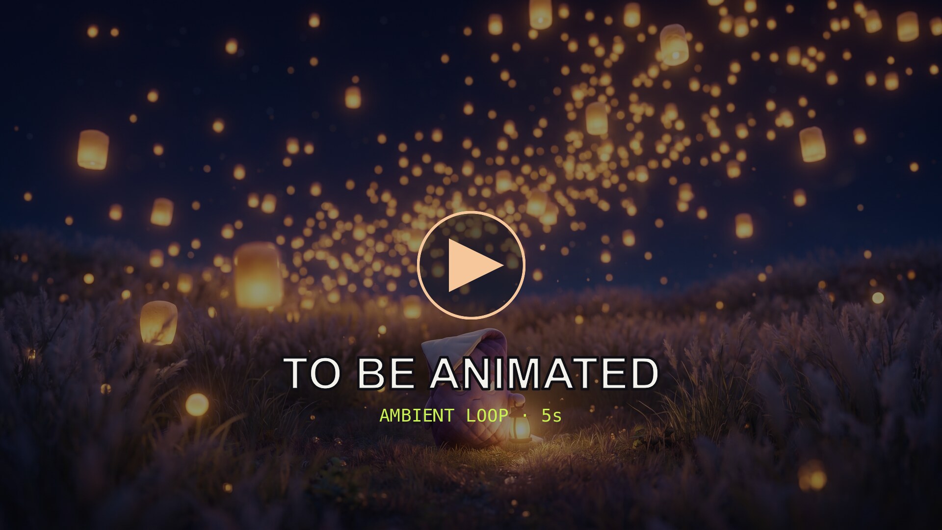 Ambient bedtime loop, seamless 5s